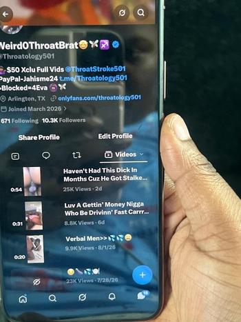 Throatology501 on twitter, 23  female escort, Killeen